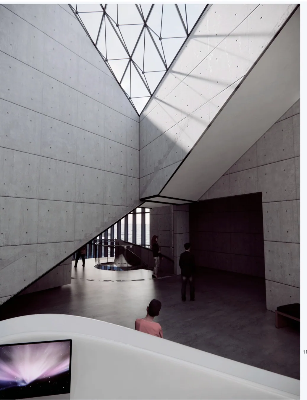 Actin: Courtyard of the exhibition hall