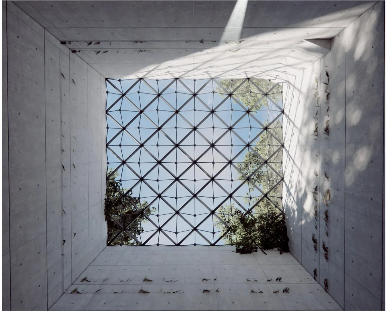 Actin: The void of the exhibition hall's circulation core