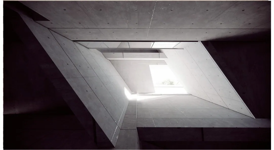 Actin: Skywell at the exhibition entrance