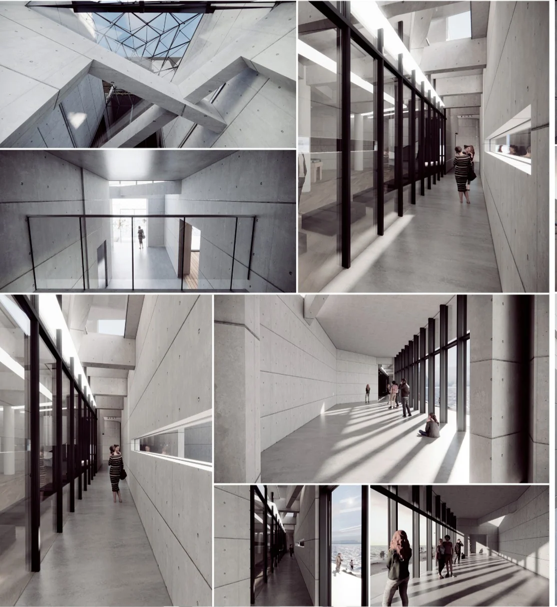Actin: Route 5: activity centre entrance (the beach), activity centre to museum corridor, library (2/3)