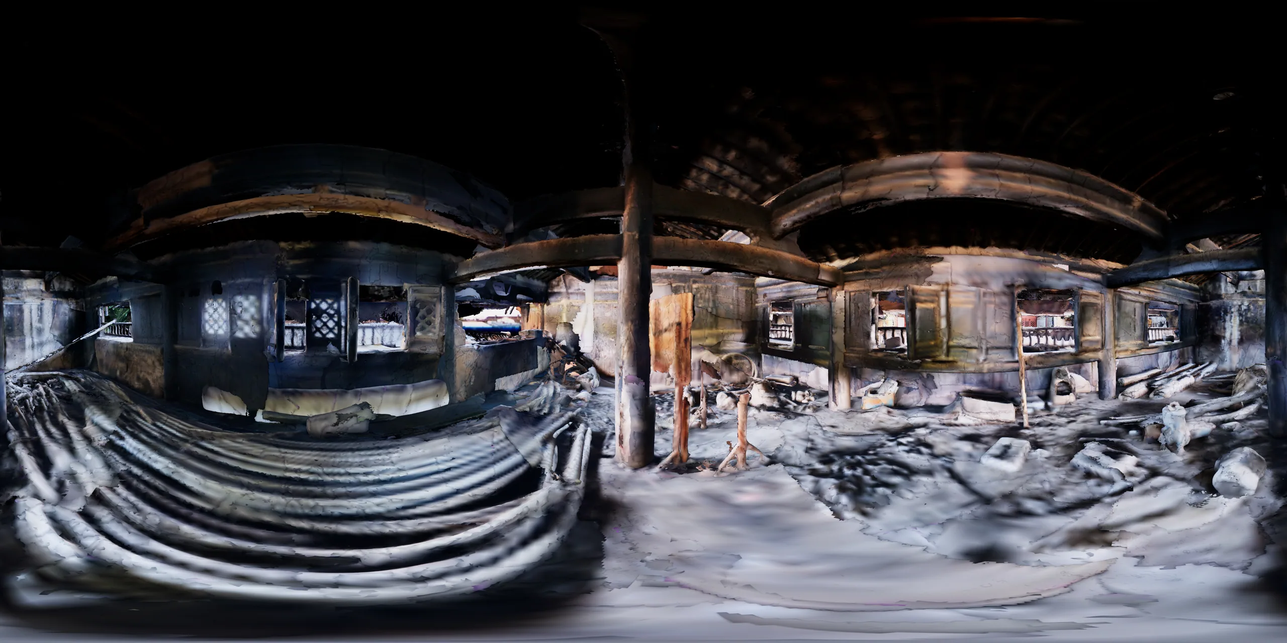 Digital Preservation and Application of “Anonymous” Architecture: 360-degree VR Surround View Drawings of Indoor Scenes