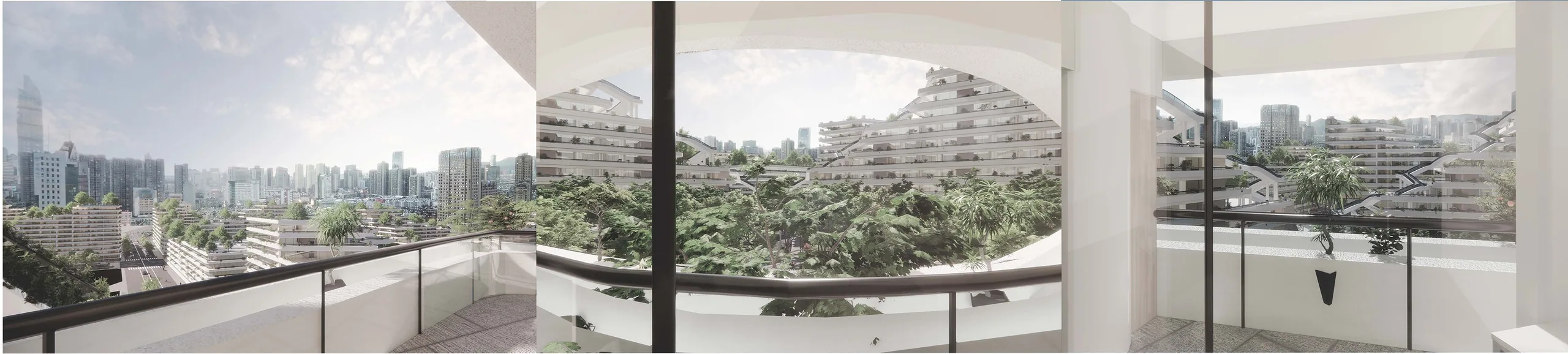 Communitin: Looking out from the balconies