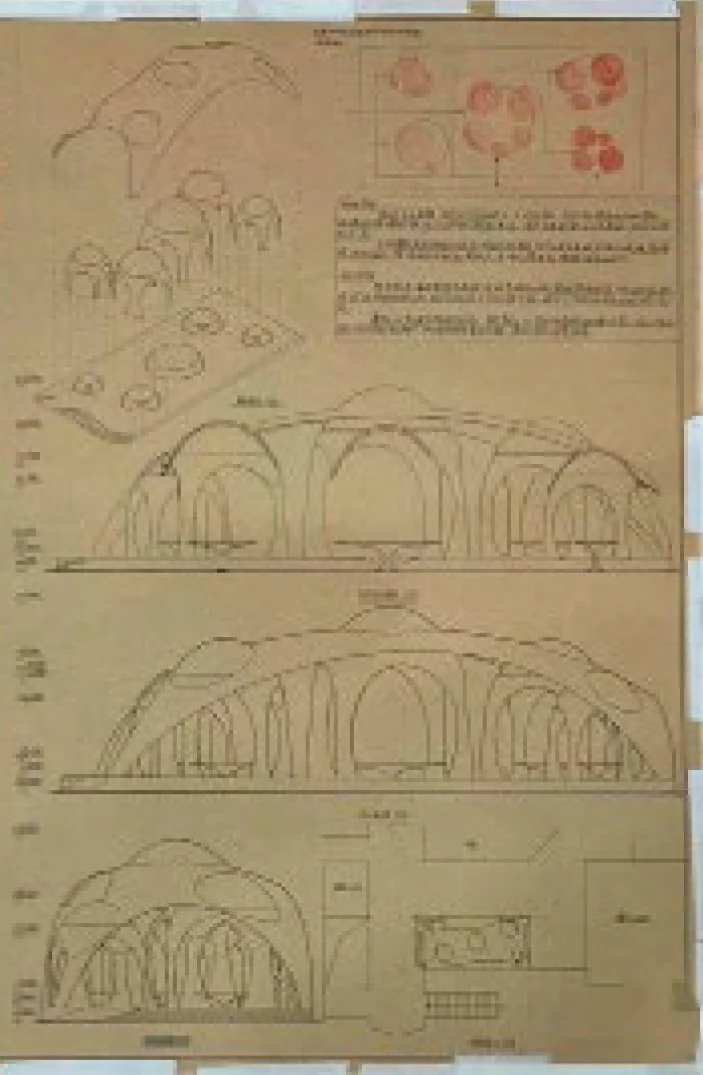 Inshell: Elevations and sections