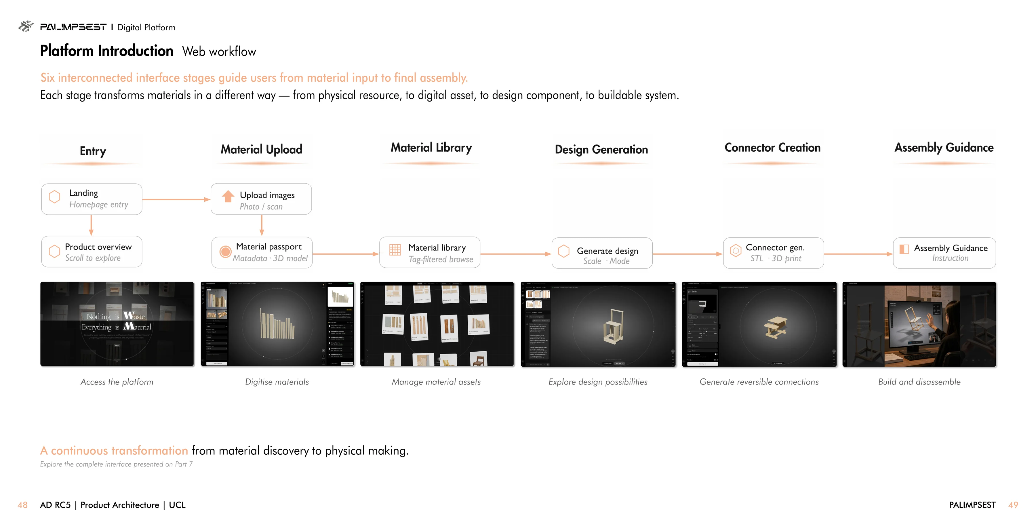 Palimpsest: Platform Introduction: Web workflow
