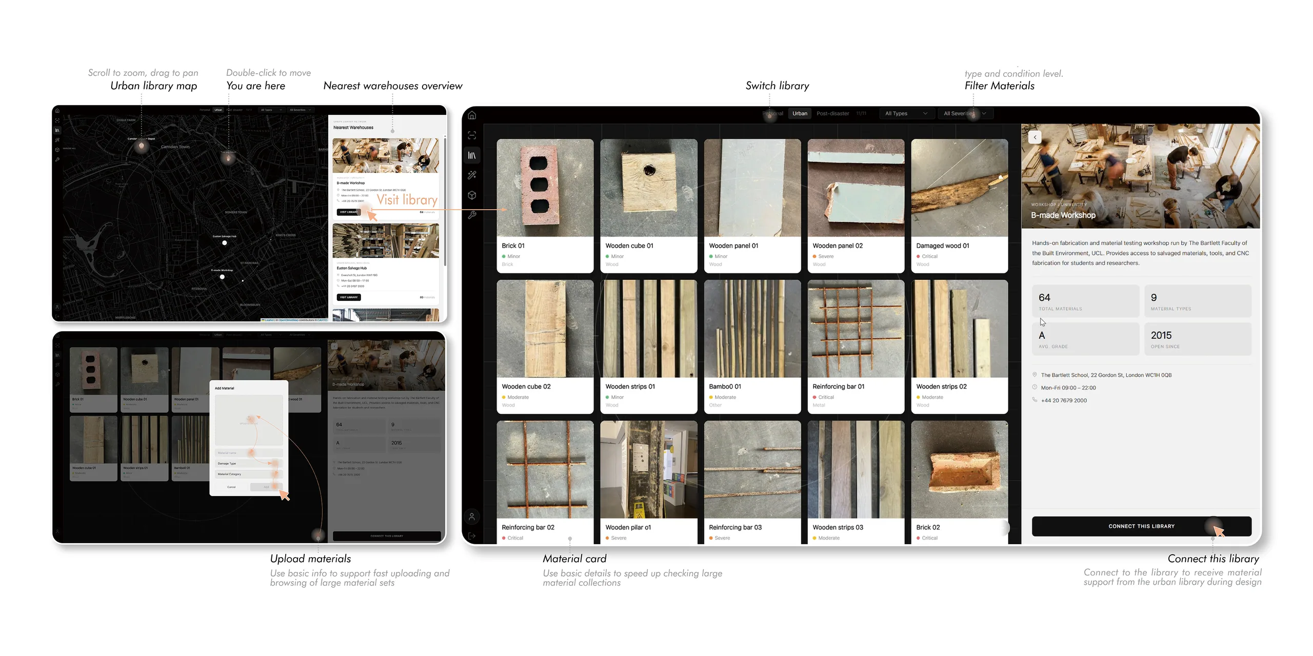 Palimpsest: Discover and Connect Distributed Materials