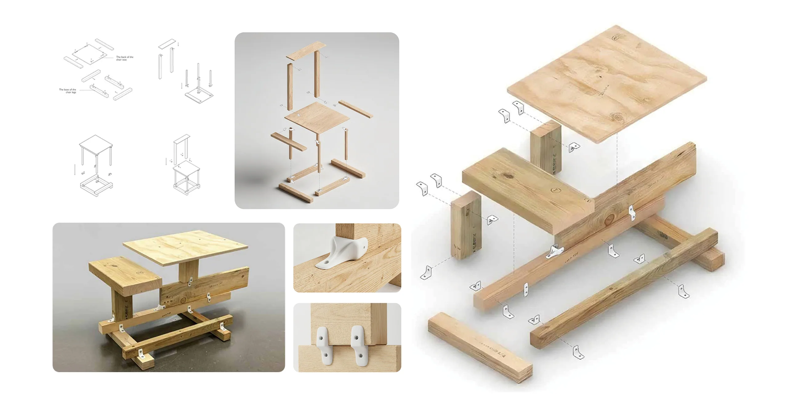 Palimpsest: Diagram of Chair Furniture Assembly and Disassembly