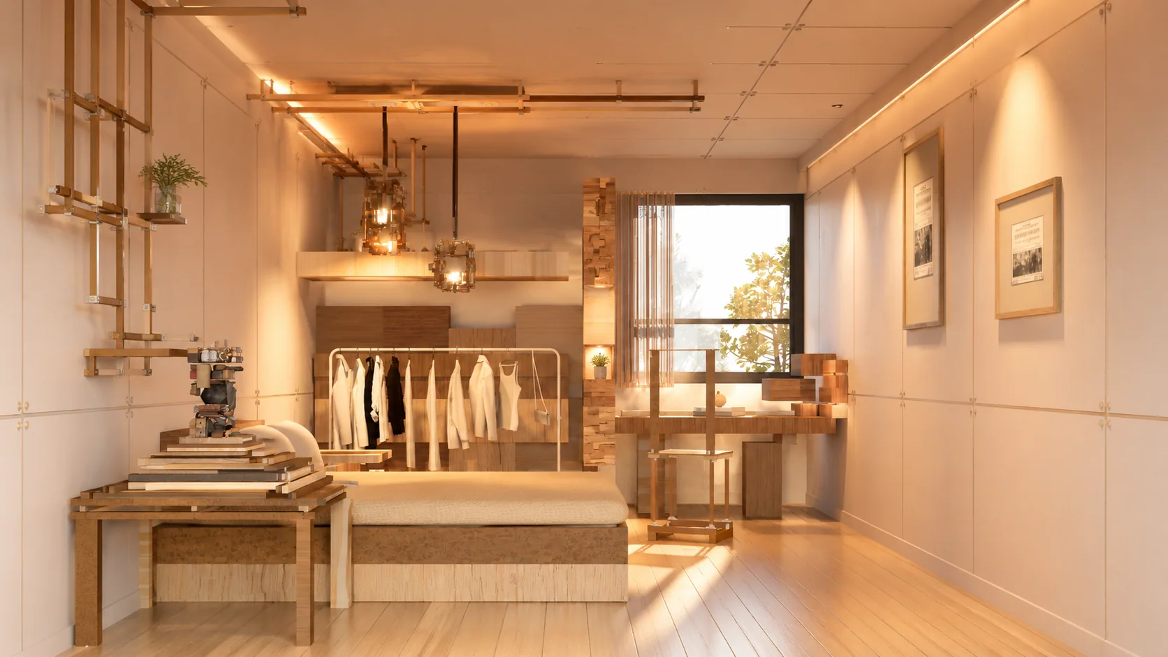 Palimpsest: Bedroom Usage Scene Effect Illustration