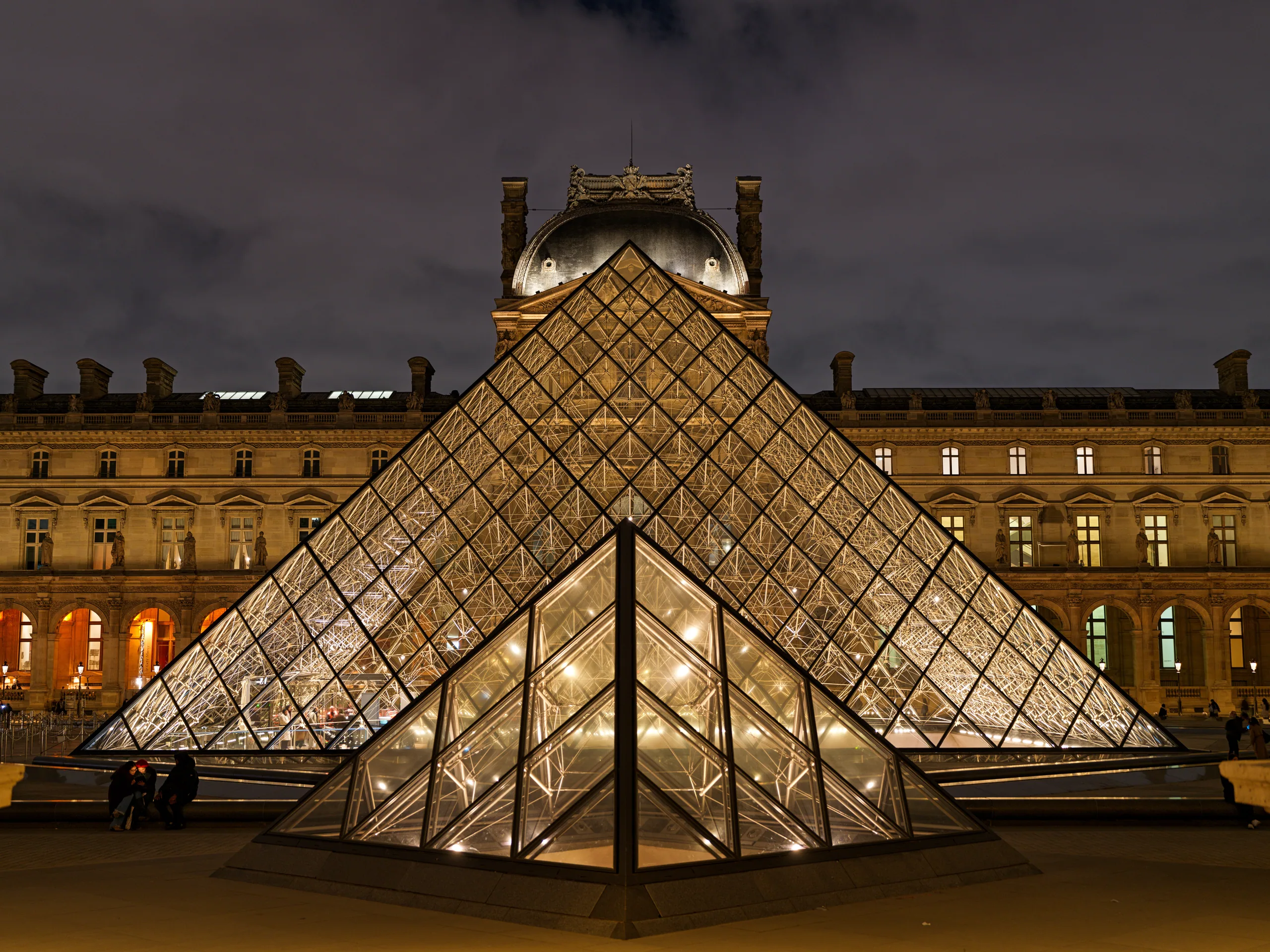 Paris: The Louvre pyramid, I. M. Pei