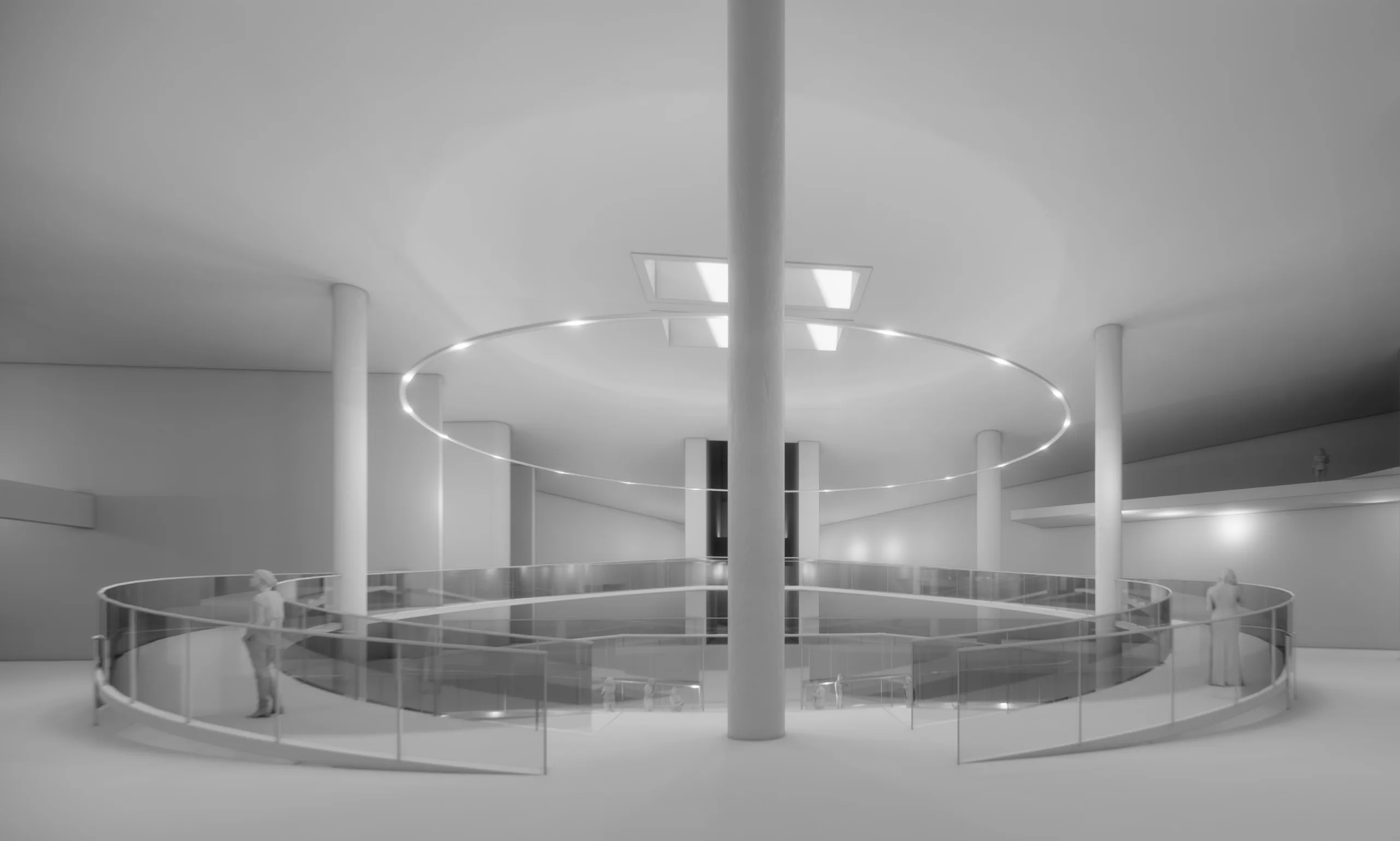 In Silence: Planning and design exhibition hall