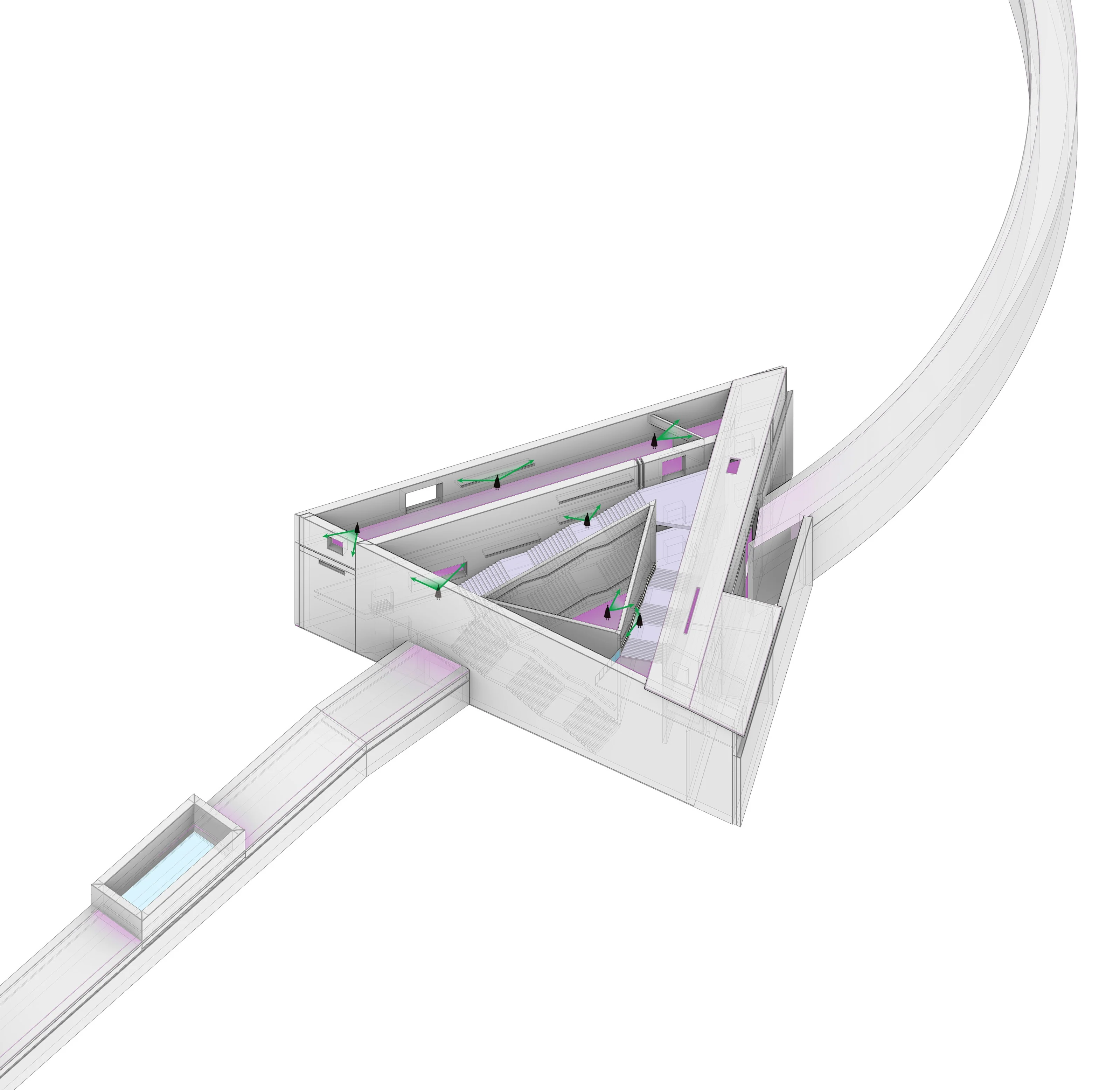 In Silence: Axonometric