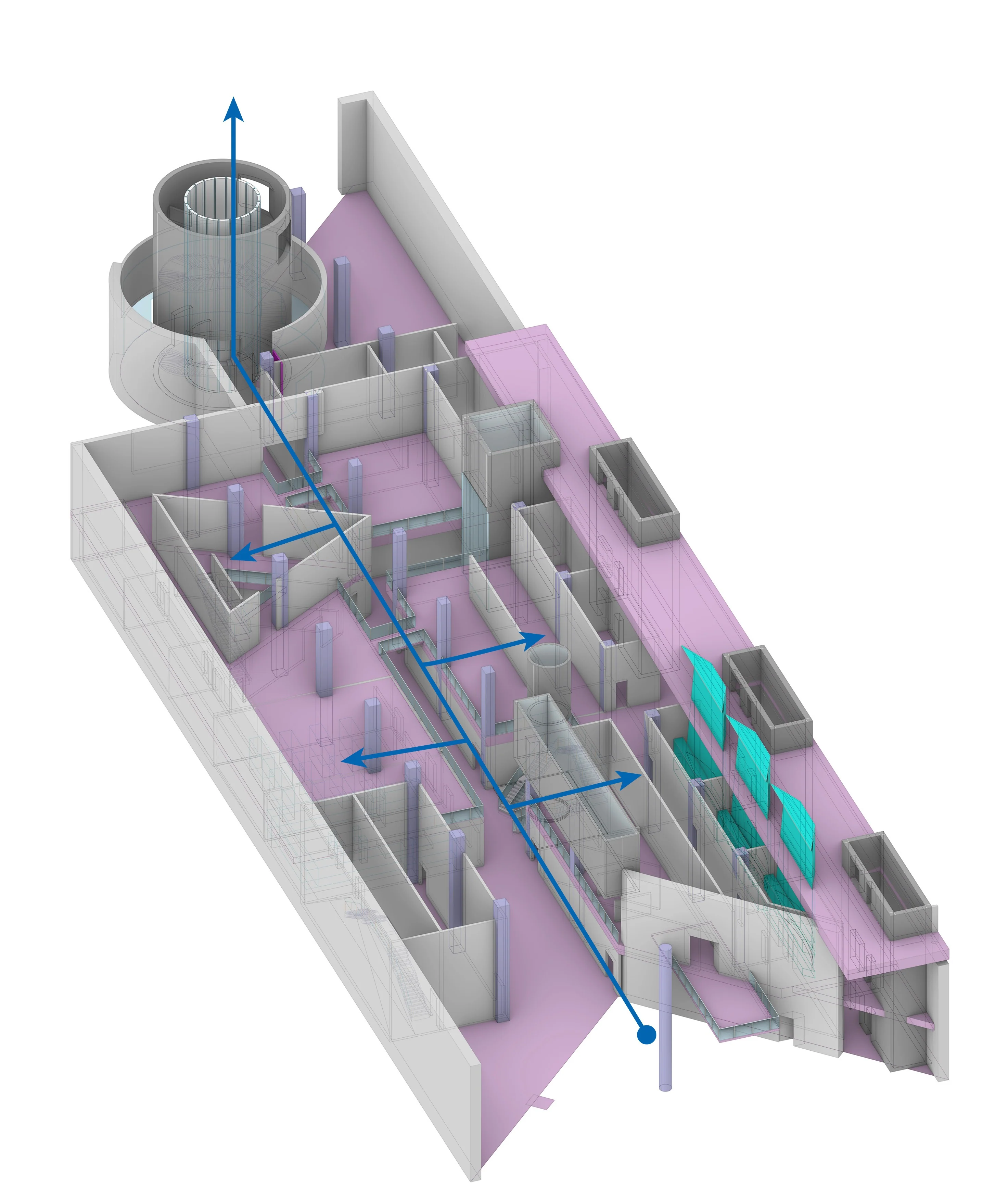 In Silence: Axonometric