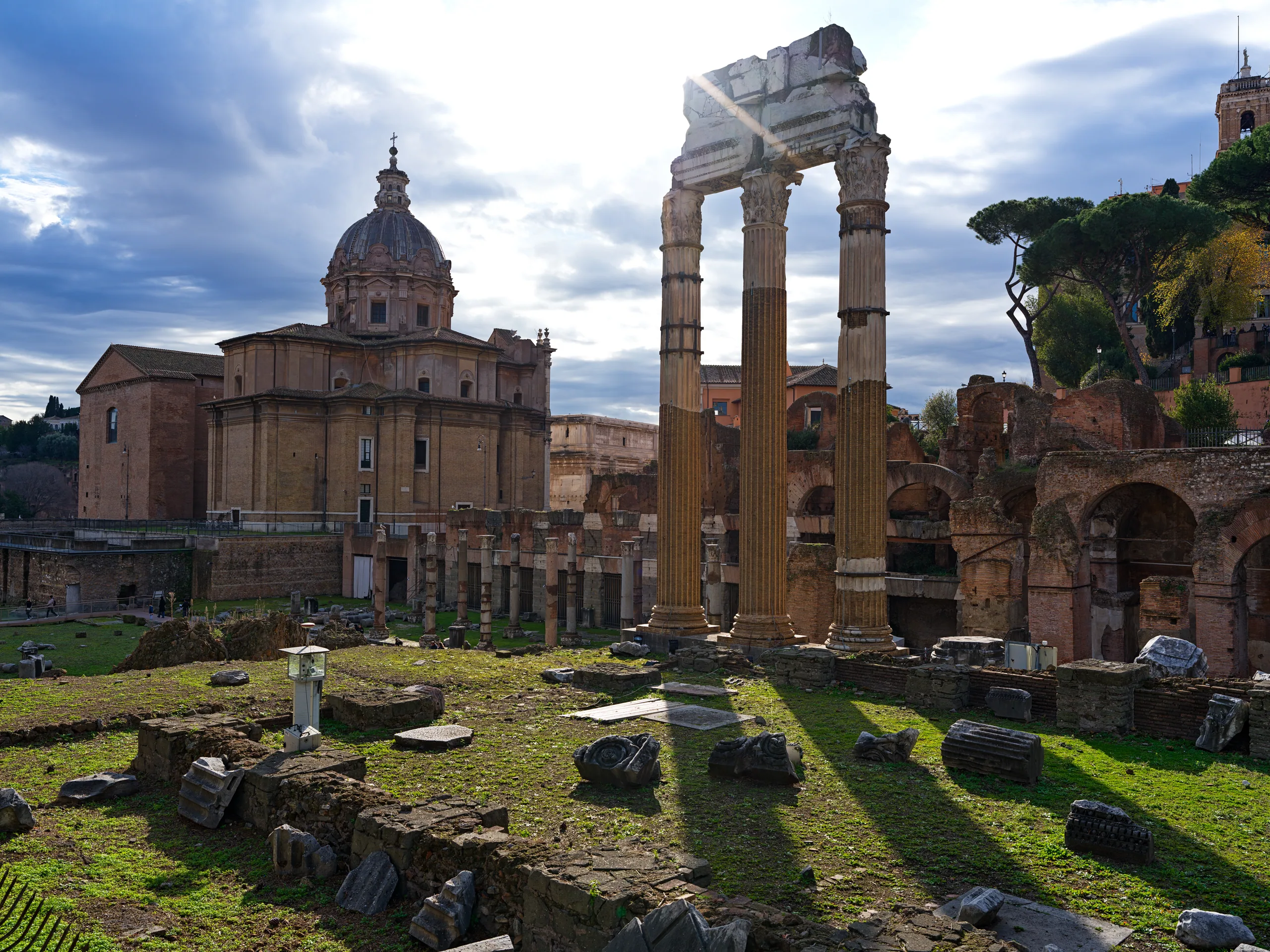 Rome: The Temple of Castor and Pollux, Roman Forum