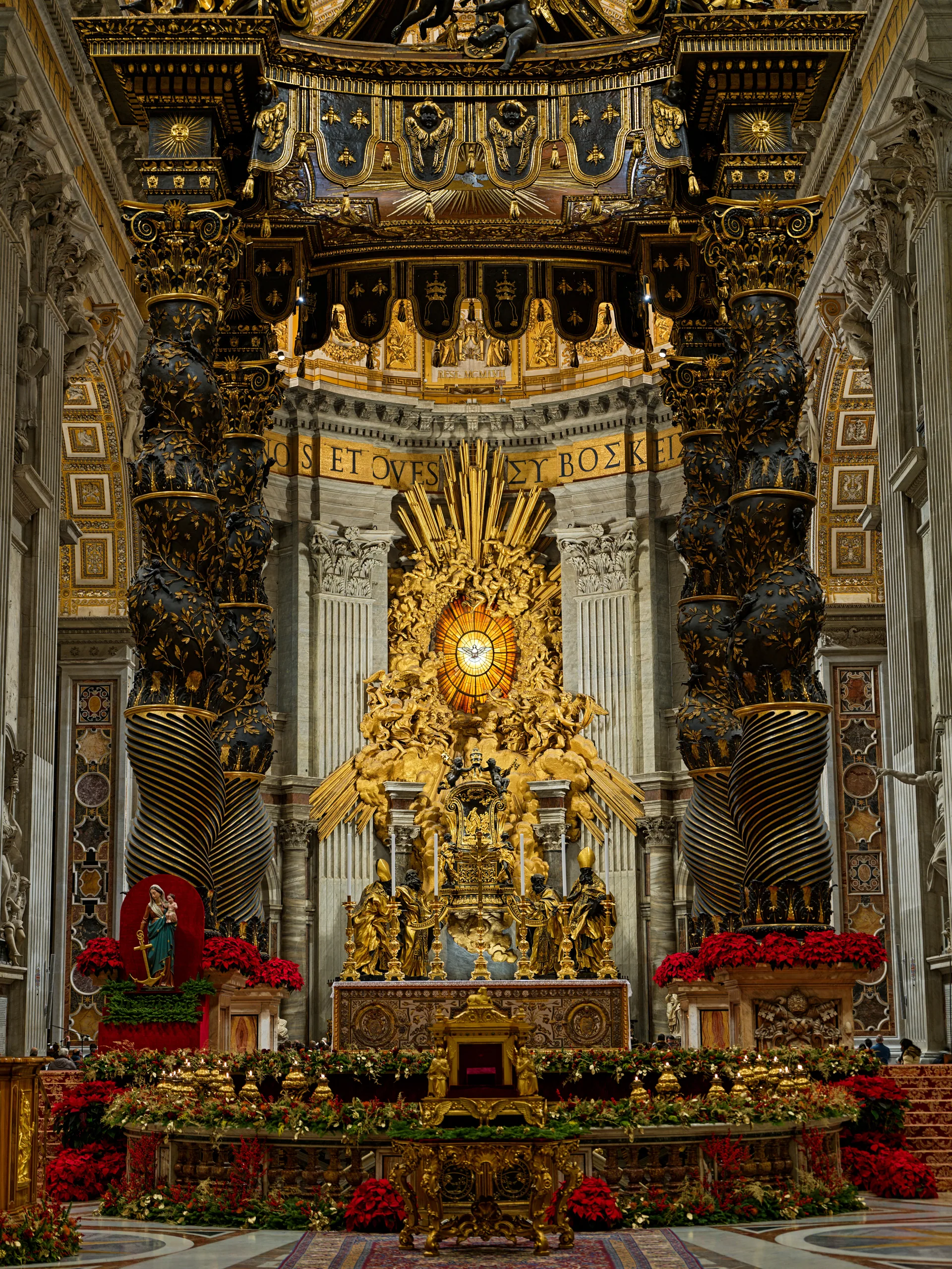 Rome: The baldacchino, St Peter's