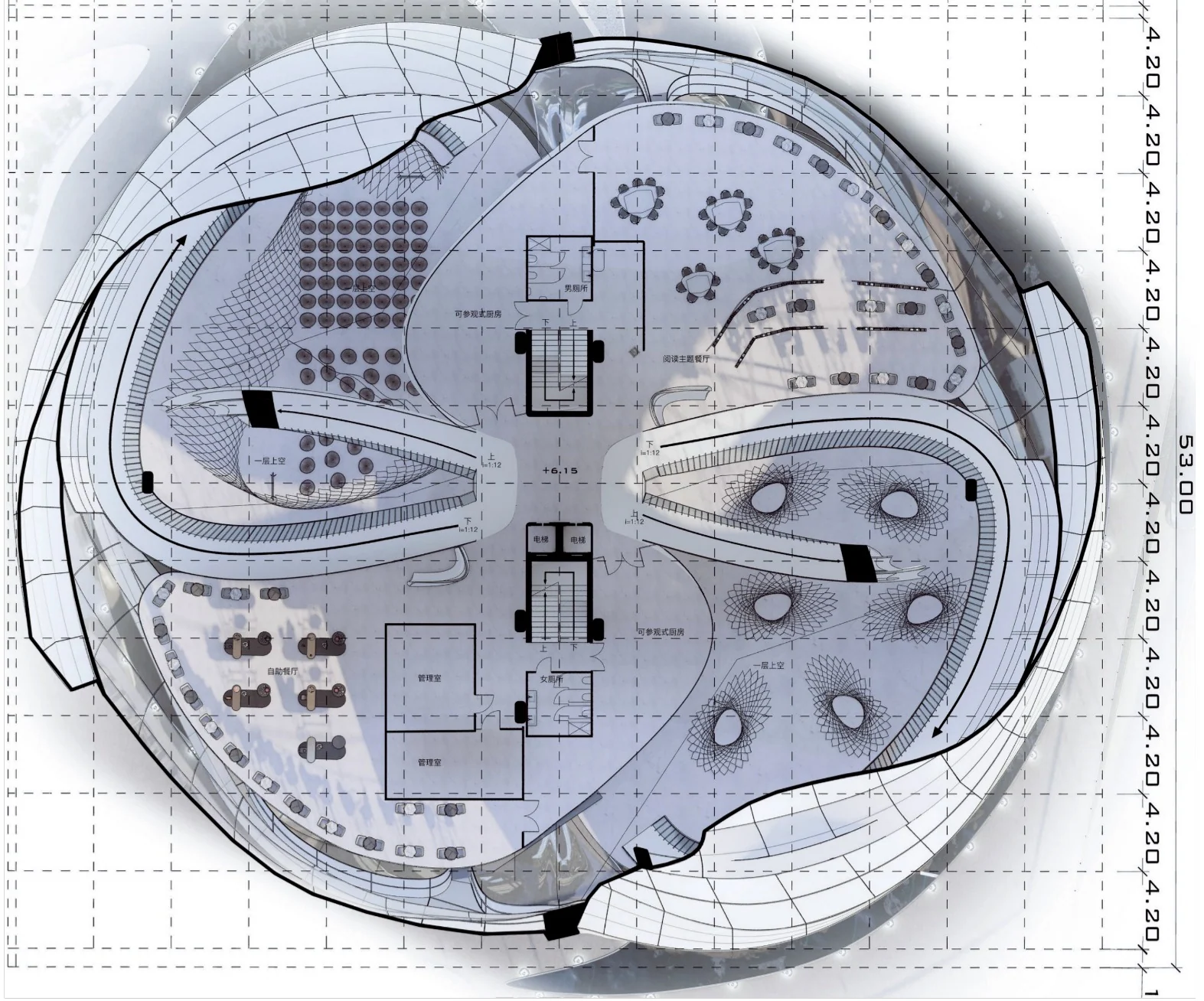 Rotatin: Second-floor plan