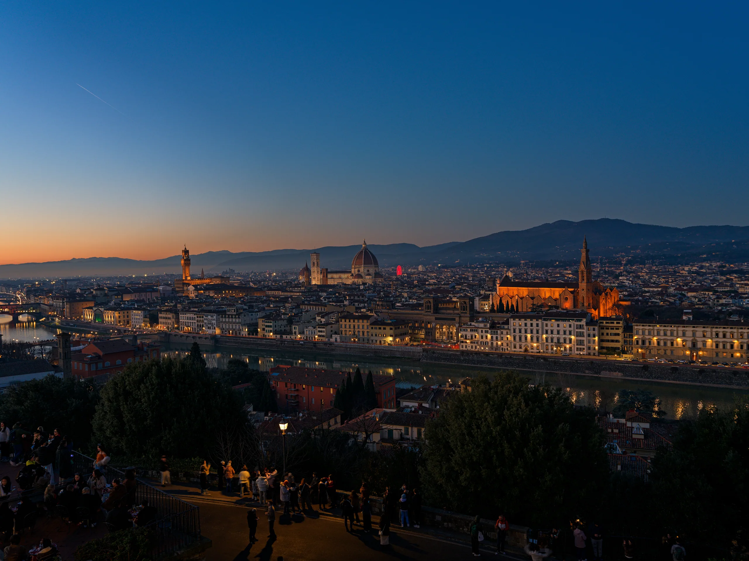 Venice and Florence: Florence at dusk