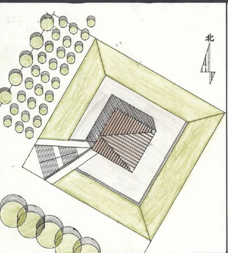 Yin: The building seen from above